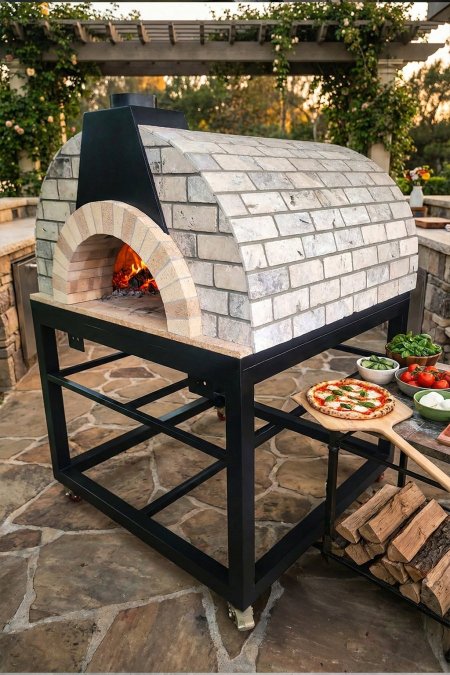 فرن خبيز وصواني وخروف كامل وبيتزا – قبة حجر | مقاس 130×130